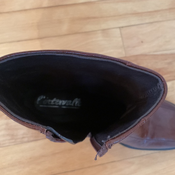 L’Intervalle  brown leather ankle boots - Picture 10 of 11